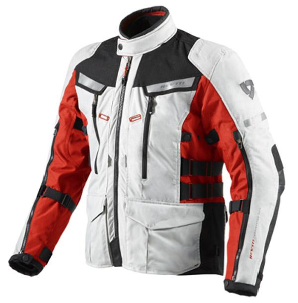 Foto Chaqueta Rev'it! Sand 2 Plata/Rojo
