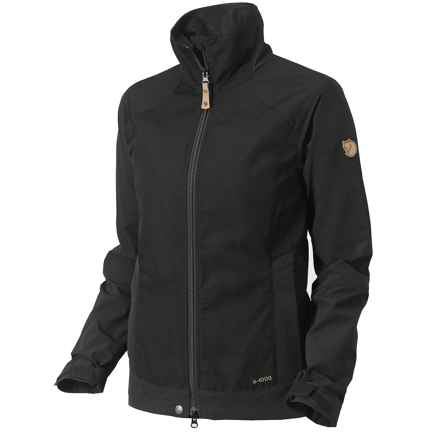 Foto Chaqueta Soft Shell Fjällräven Skare Lite negro para mujer , s