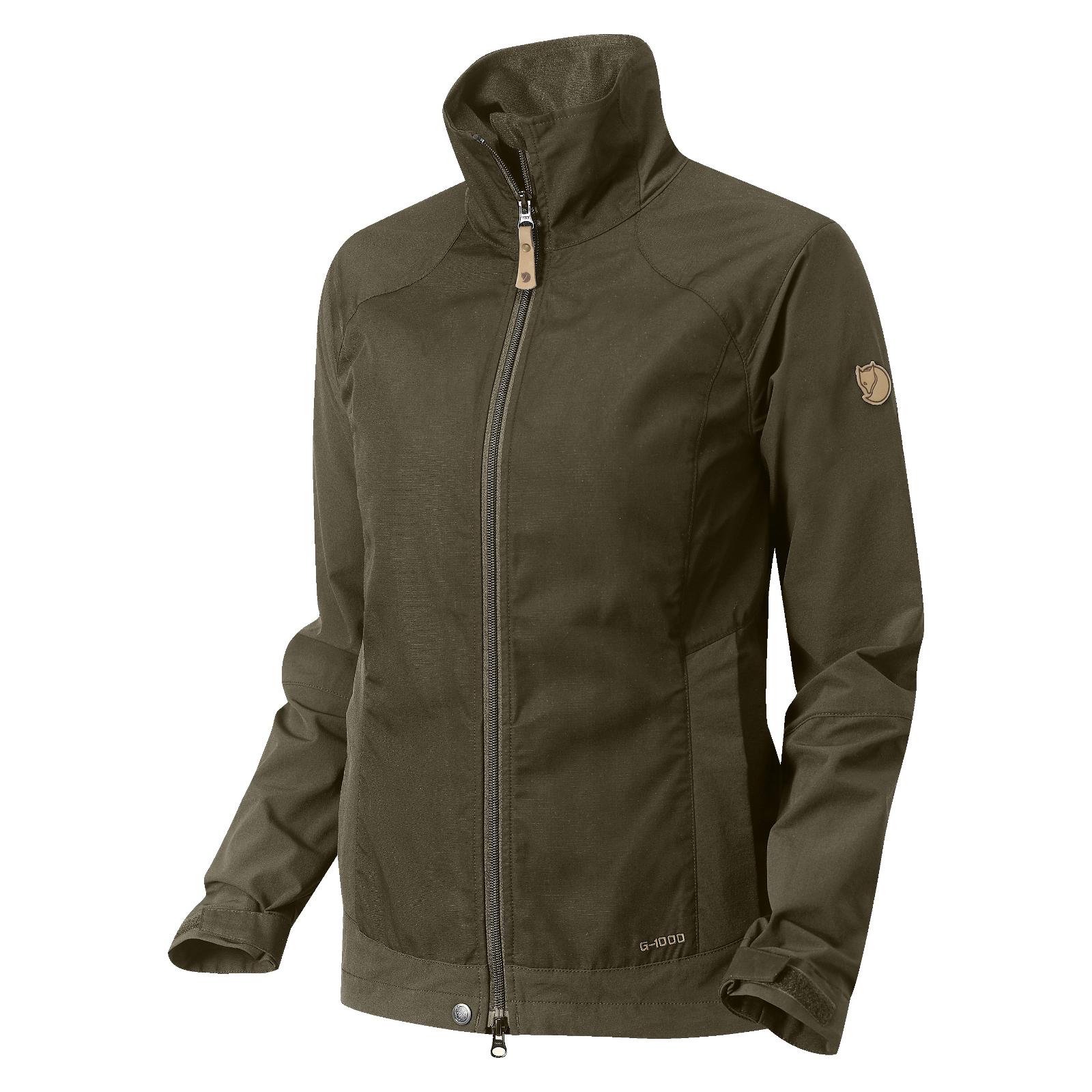 Foto Chaqueta Soft Shell Fjällräven Skare Lite verde para mujer , l