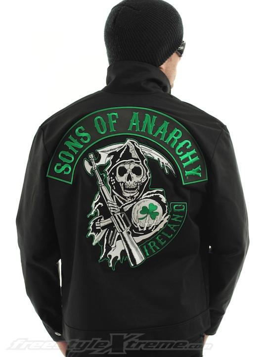 Foto Chaqueta Sons of Anarchy Mechanics Negro-Verde