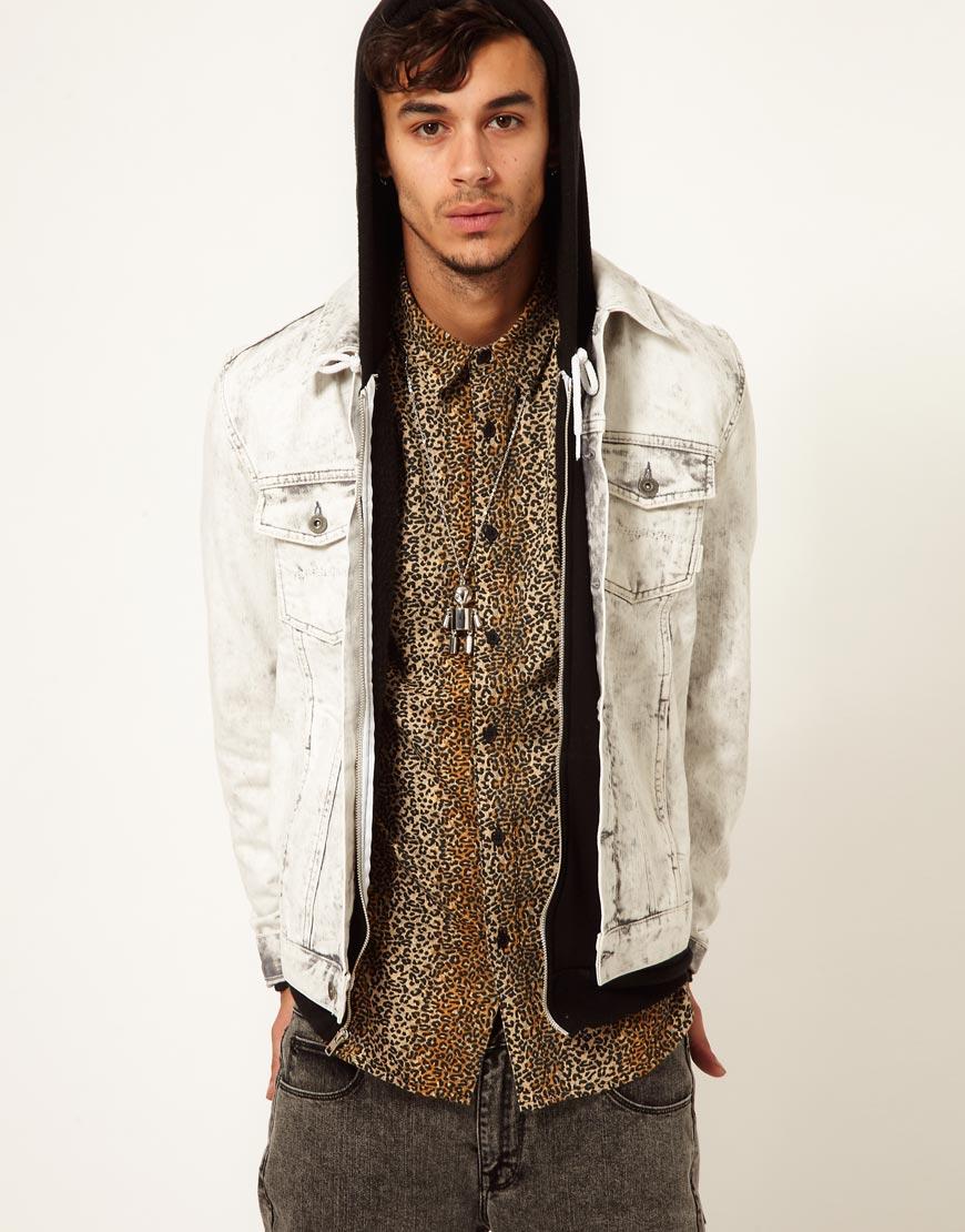 Foto Chaqueta vaquera con acabado descolorido de ASOS Blanco