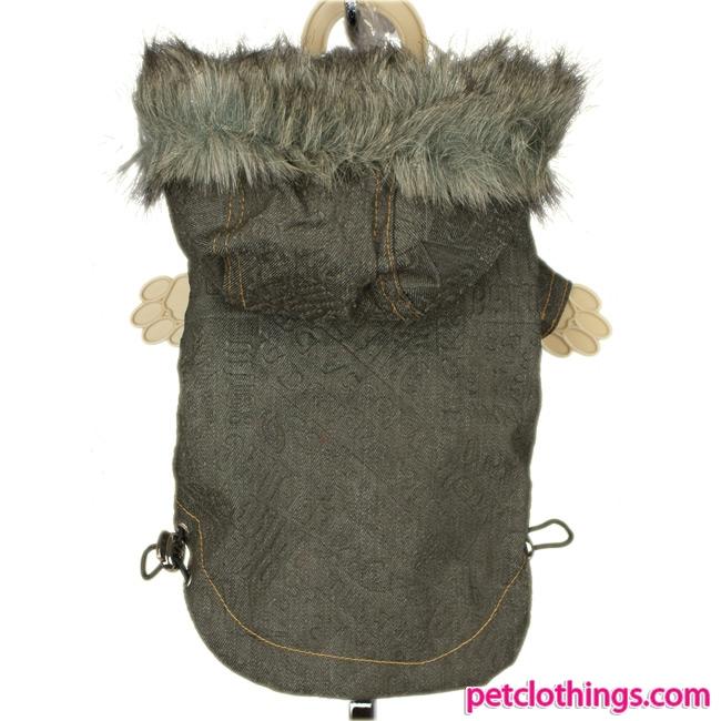 Foto Chaqueta Verde en Jeans para Perros