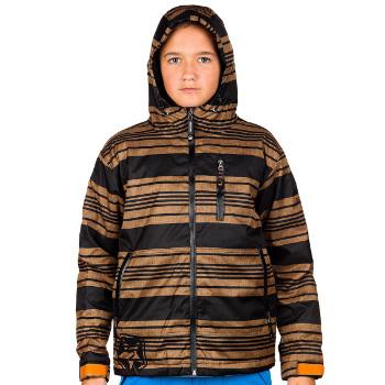 Foto Chaquetas de Snow infantil Sessions Techy Heather Stripe Jacket Youth - orange heather stripe