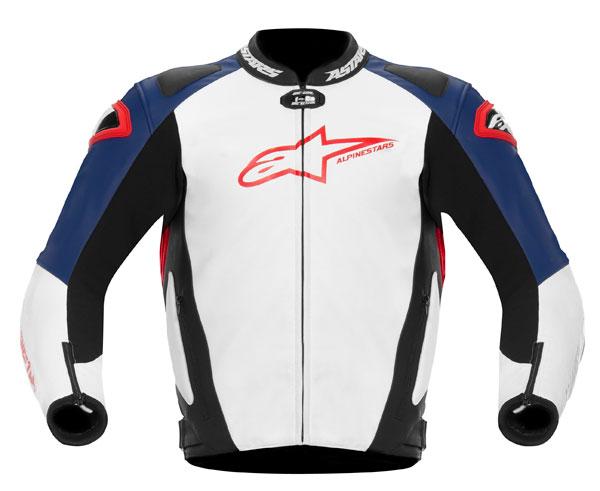 Foto Chaquetas piel Alpinestars Gp Pro Jacket White Blue