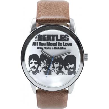Foto Character Watches Mens The Beatles Brown Watch Model Number:BE017BR