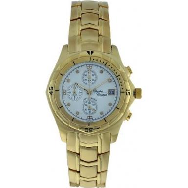 Foto Charles Conrad Mens Chronograph White Gold Watch Model Number:CC-0902G