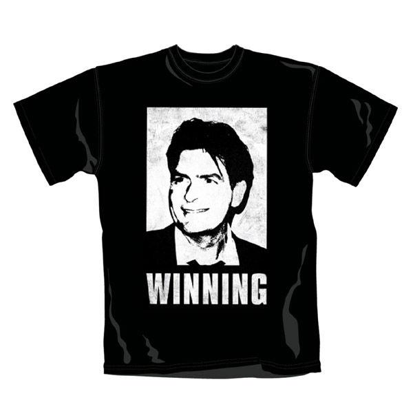 Foto Charlie Sheen Camiseta Winning Talla Xl