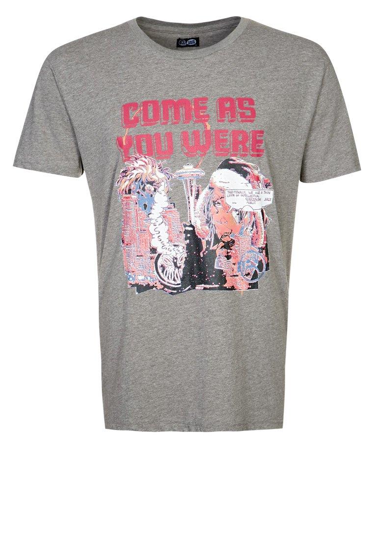 Foto Cheap Monday COME AGAIN Camiseta print gris