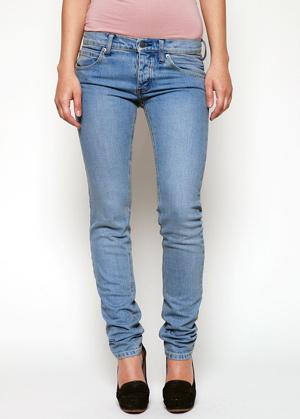 Foto Cheap Monday Narrow Light Clean Wash Womens Slim Jeans 27/34 - Skinny