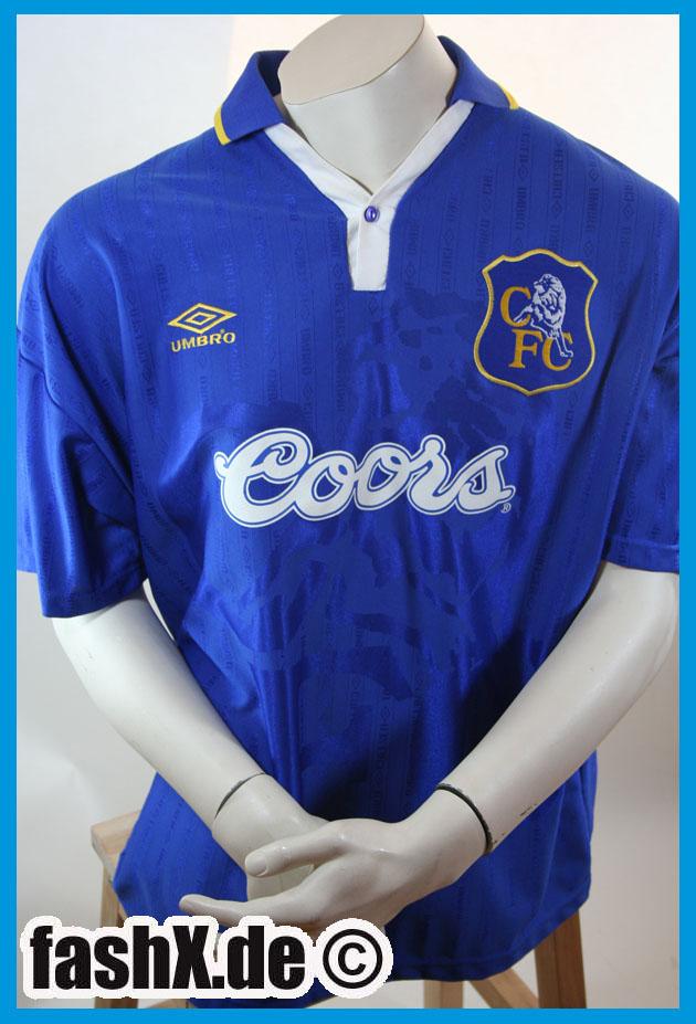 Foto Chelsea London Coors camiseta L Umbro 1995/97 Glenn Hoodle #20