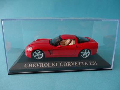 Foto Chevrolet Corvette C6 Z51 - Red / Rojo - 1/43 / Nuevo - Ixo / Altaya