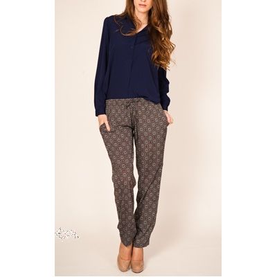 Foto Chic-pantalón azul Tantra