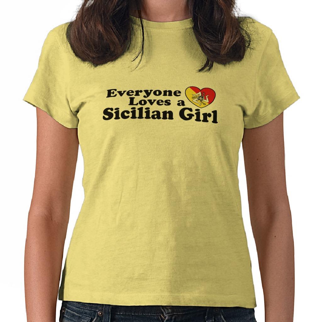 Foto Chica siciliano Camiseta