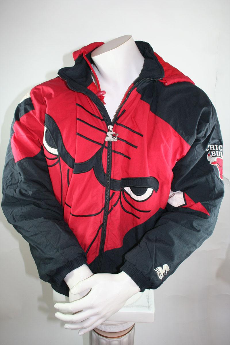 Foto Chicago Bulls chaqueta Starter Jordan camiseta S (M)