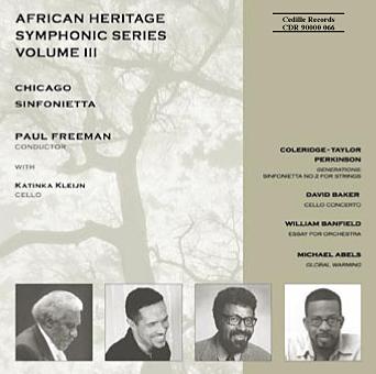 Foto Chicago Sinfonietta/Freeman, Paul: African Heritage Vol.3 CD
