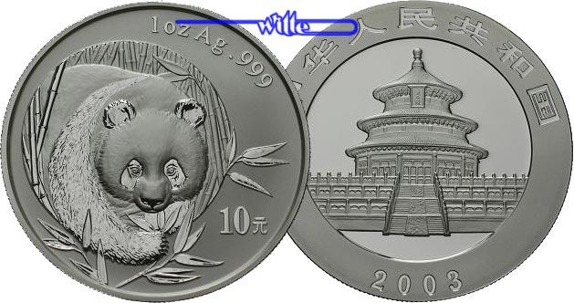 Foto China 10 Yuan 2003