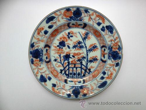 Foto china precioso plato antiguo kangxi 1654 1722 estilo imari