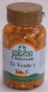 Foto Chitosán (con Té Verde, Vitamina C...) 100 cápsulas