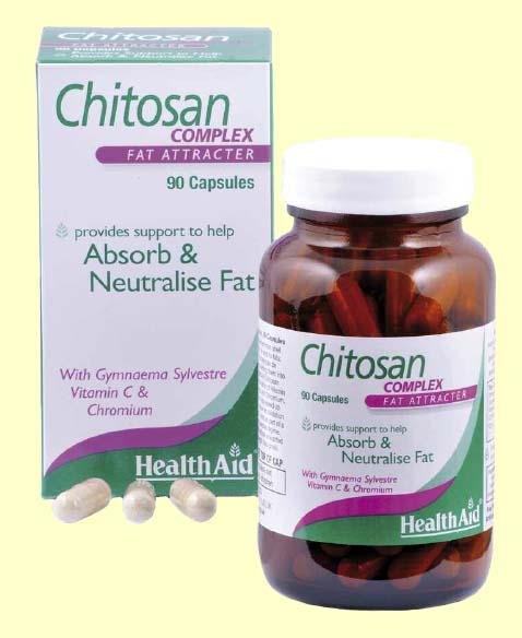 Foto Chitosan Complex - Control del peso - Health Aid - 90 cápsulas