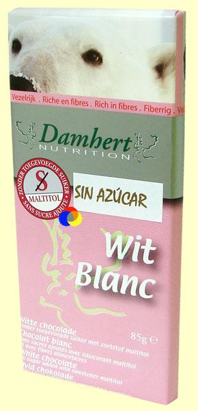 Foto Chocolate blanco Sin Azúcar - Damhert - 85 gramos