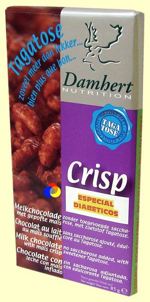 Foto Chocolate con Leche + Maíz Inflado - Especial Diabéticos - Damhert - 85 gramos