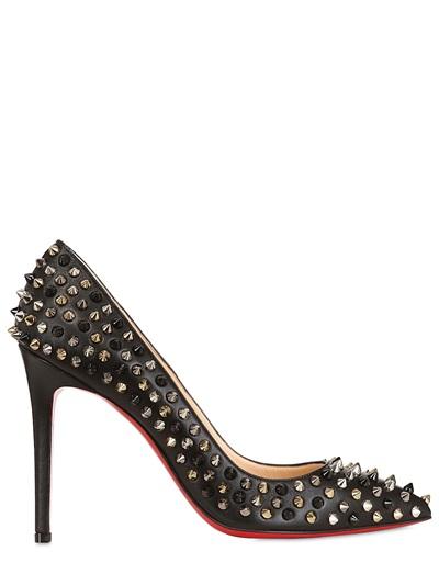 Foto christian louboutin 100mm pigalle nappa spikes