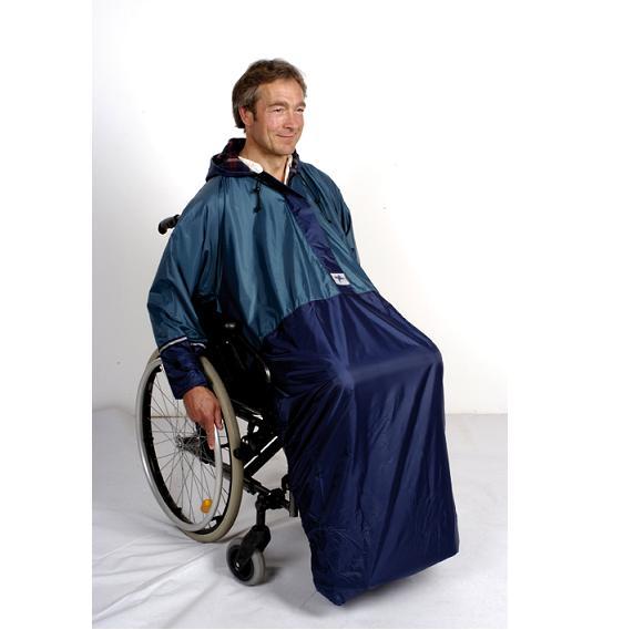 Foto Chubasquero con mangas para silla de ruedas