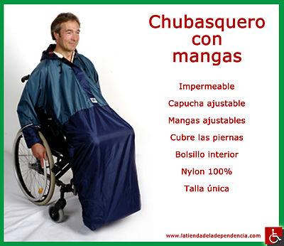 Foto Chubasquero Con Mangas Silla De Ruedas Manta Impermeable. Cubre Piernas.