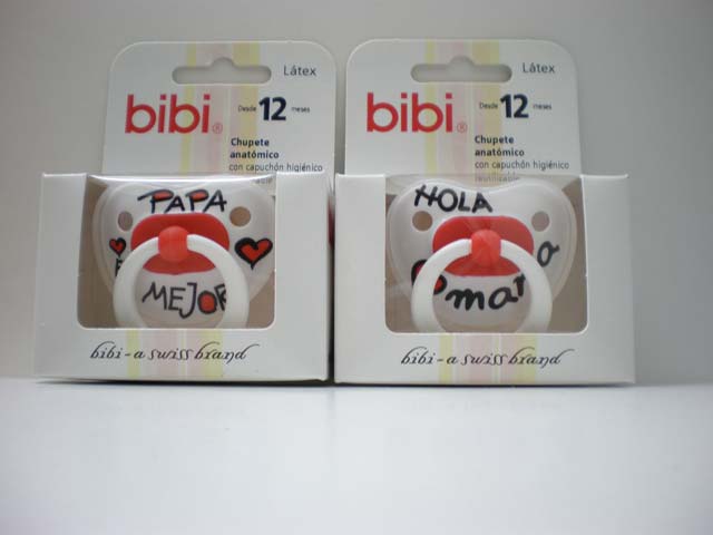 Foto Chupete Bibi Latex Color Rojo