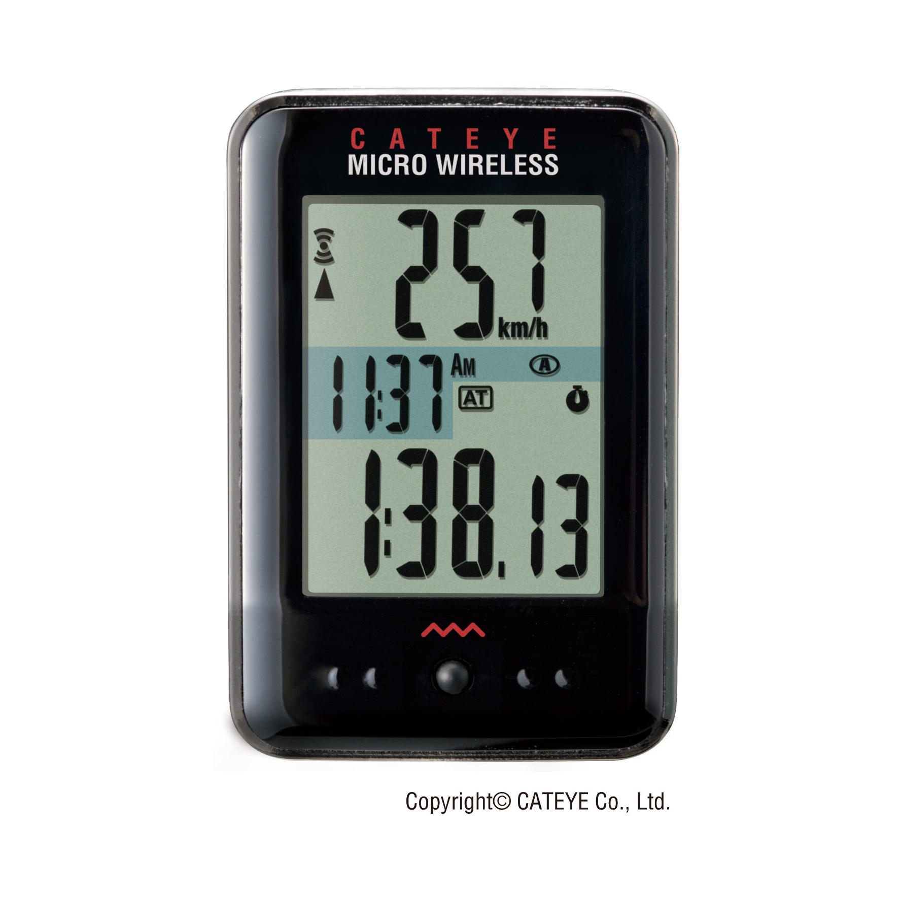 Foto Ciclocomputador CatEye Micro Wireless CC-MC200W negro