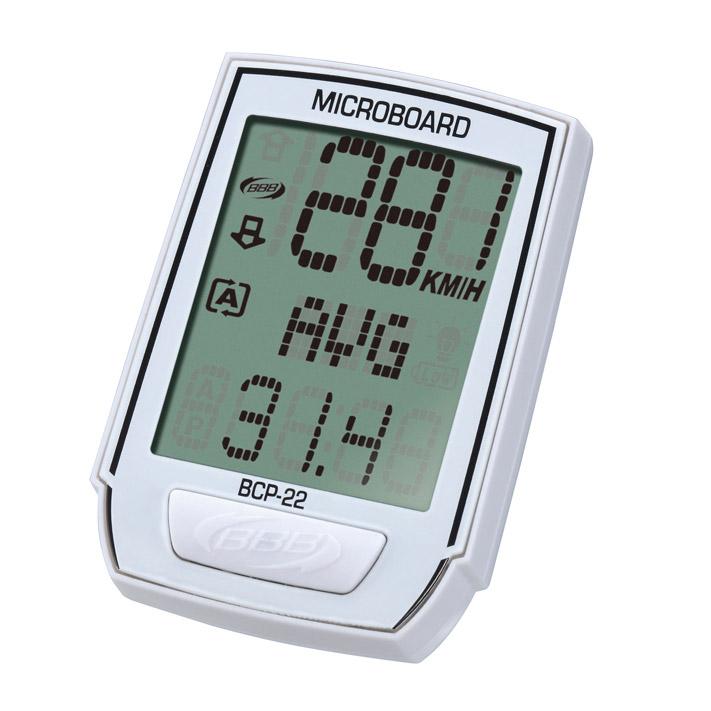Foto Ciclocomputadora BBB MicroBoard 13-F blanco BCP-22