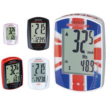 Foto Ciclocomputadora inalámbrica Cateye - Strada - Black