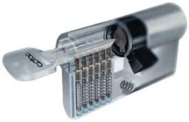Foto Cilindro seguridad cofac-6 30-50 cromo