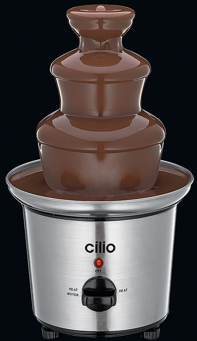 Foto CILIO Fuente de chocolate Peru, acero inox (H.Nr. 490060)