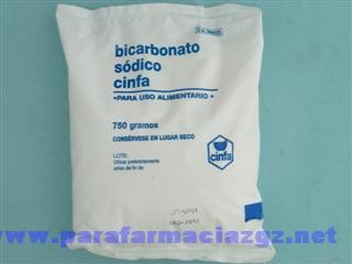 Foto cinfa bicarbonato sodico 750 g