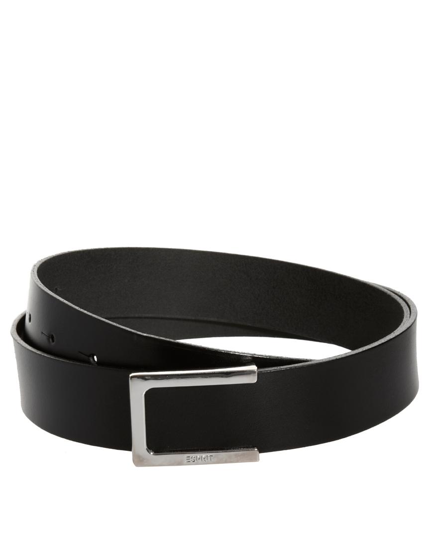 Foto Cinturón de cuero de Esprit Negro