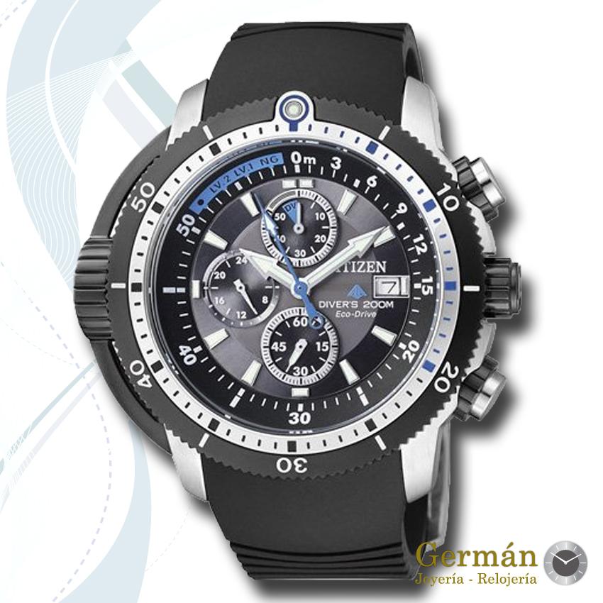 Foto Citizen BJ2121-04E Crono Aqualand Eco Drive