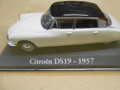 Foto Citroen Ds19, Blanco/negro,1957, Rba/ Ixo , 1/43