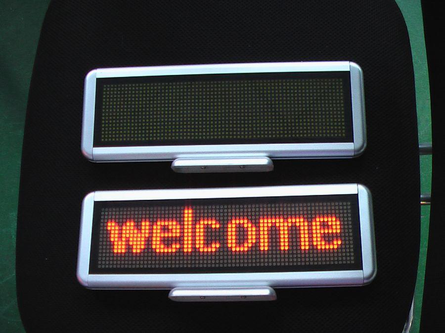 Foto Cityleds LITTLE DISPLAY RED Display Alphanumeric Battery/red 8 Car