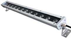 Foto Citylights LED WALL PW-243/24 Pure White 24 Led Ip65 66 ° Dmx Projecto