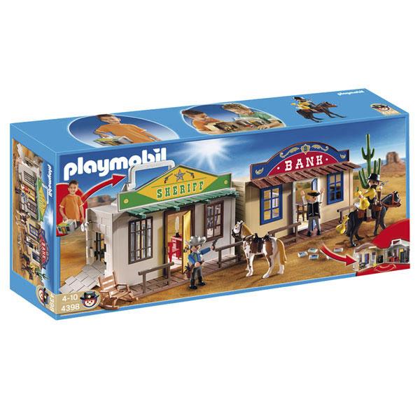 Foto Ciudad del Oeste maletín Playmobil