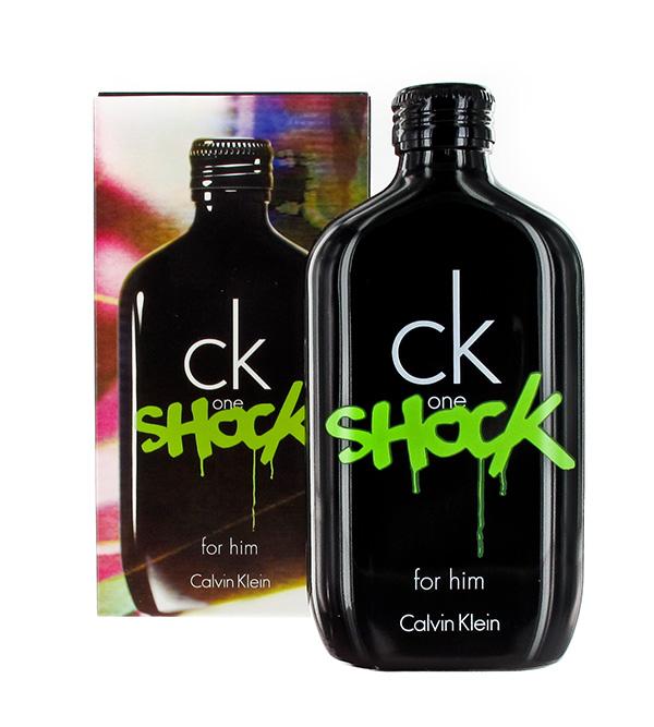 Foto Ck One Shock For Him. Calvin Klein Eau De Toillete For Men, Spray 200ml