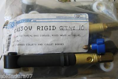 Foto Ck130v Worldwide Usa Head Torch Welding Tig- Gas Cooled  Rigid Head Water Valve