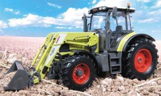 Foto Claas Ares 577 ATZ with Front Loader FL120 Diecast Model Tractor