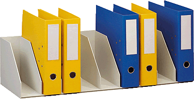 Foto Clasificador Paperflow 9 casillas fijas gris