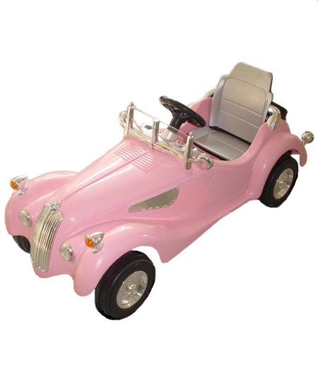 Foto Classic 6v Electric Car in Pink with working features