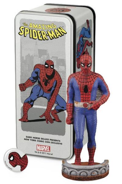 Foto Classic Marvel Characters Estatua Spider-Man Nycc 2011 13 Cm