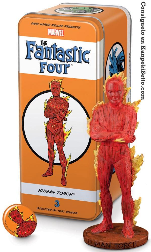 Foto Classic Marvel Characters Figura The Fantastic Four #3 Human Torch 13 Cm