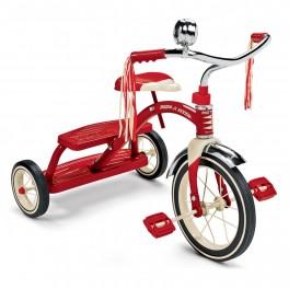 Foto Classic red dual deck tricycle radio flyer