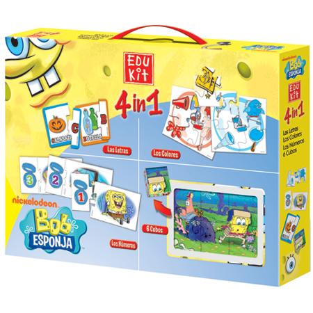 Foto Clementoni Edu Kit 4 En 1 Bob Esponja